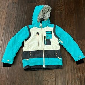 Obermeyer girls ski jacket size 10